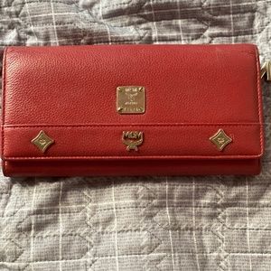 Classic red MCM wallet